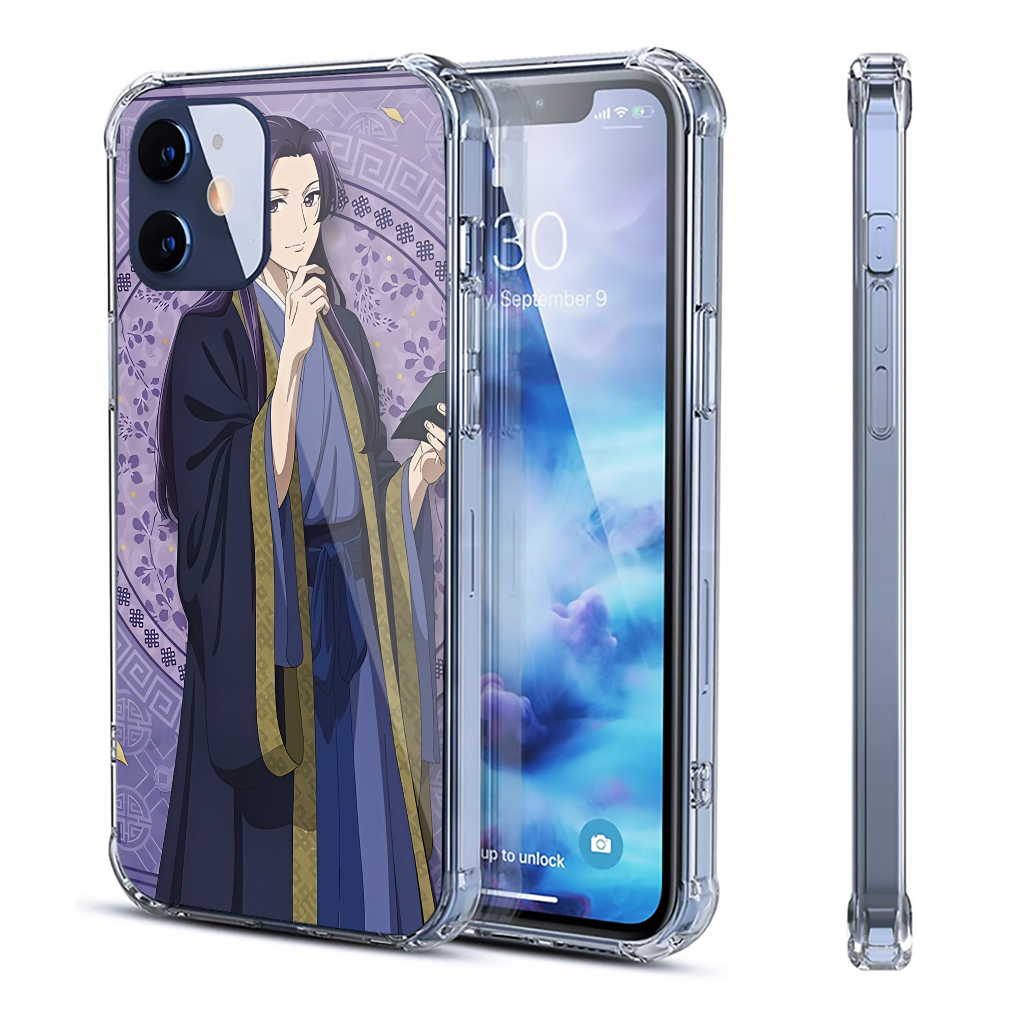 （画像用） 薬屋のひとりごと The Apothecary Diaries 【iPhone 12シリーズ対応】透明スマホケース（クリアソフトケース）